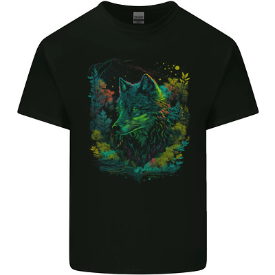 T-Shirt A Fantasy Wolf in the Forest Kinder Kinder