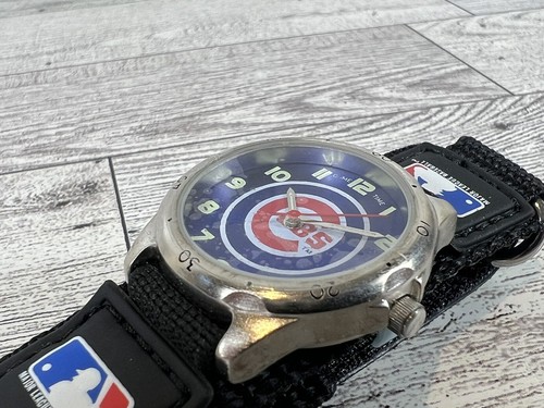 Youth Chicago Cubs Watch~Boys MLB Rookie Watch~BRAND NEW!~Cubs Black Watch ⚾️ - Picture 5 of 12