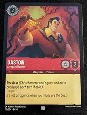 Disney Lorcana TCG - Gaston Arrogant Hunter FOIL - The First Chapter