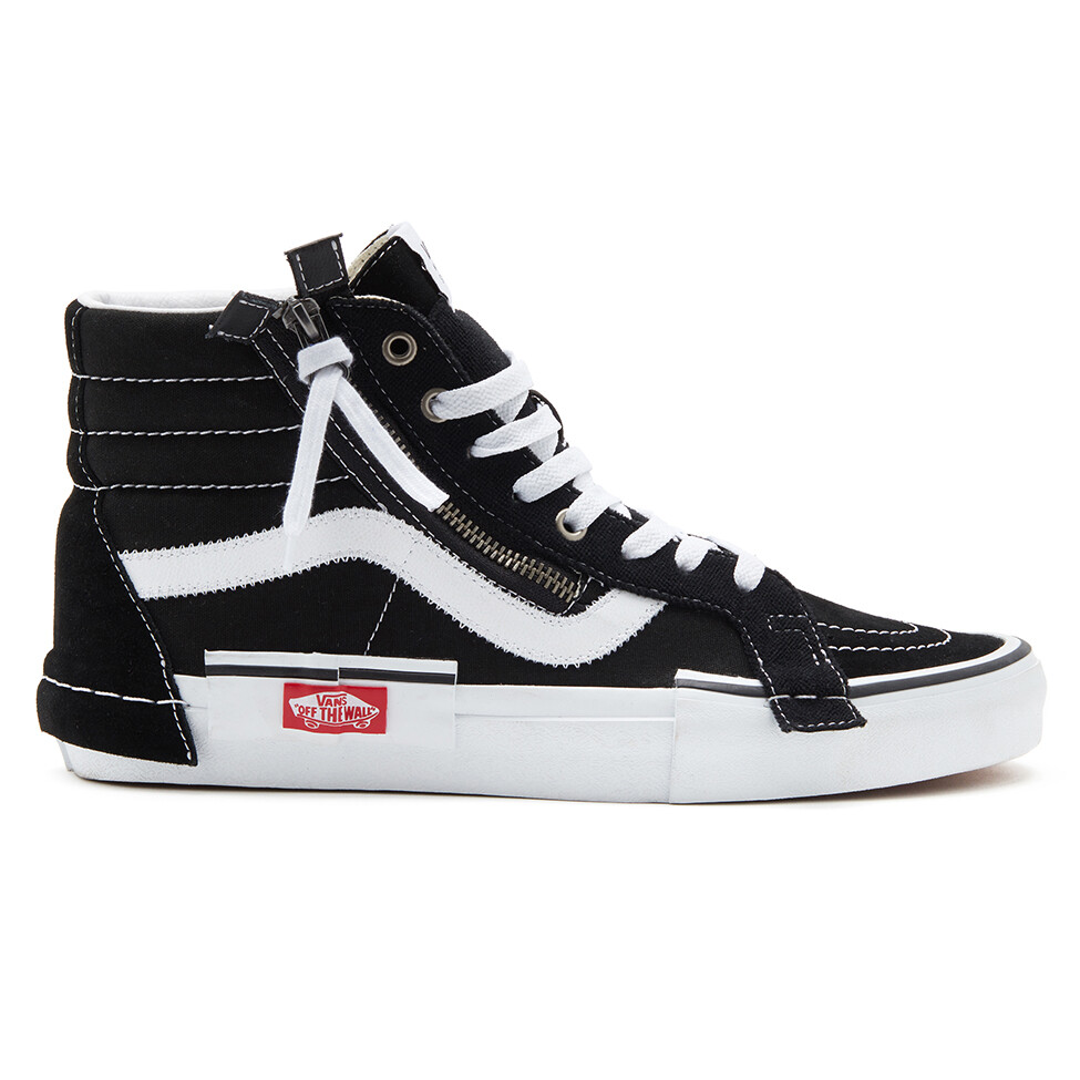 vans sk8 hi cut and paste white
