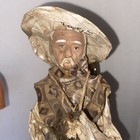 Mexican Paper Mache Folk Art Figures Man & Woman with Pots 12 Set of 2 Vintage — photo 9