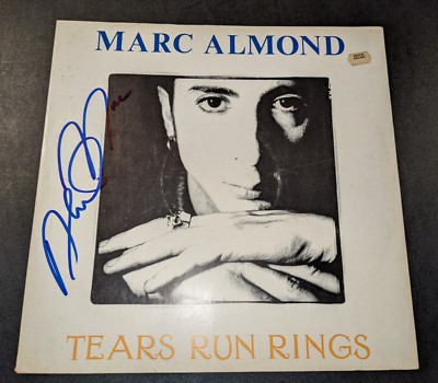 MARC ALMOND signed autographed ''TEARS RUN RINGS'' LP EP RECORD ALBUM BECKETT BAS
