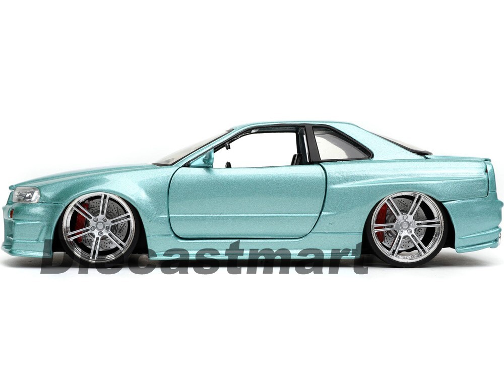 ミニカー Jada Fast & Furious Nissan Skyline GT-R Jada 1:24 Fast & Furious Brian's Nissan Skyline GT-R BRN34