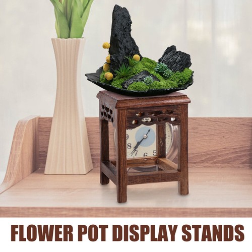 Pflanzentisch Base Holz Blumenkübel Podest Pflanzenhochstand - Bild 5 von 12