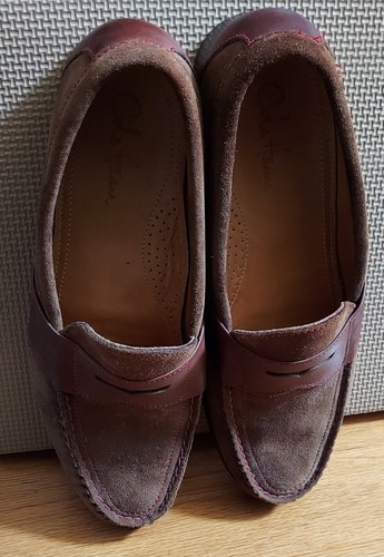 COLE HAAN C06891 MENS 2-TONE BROWN SUEDE & LEATHER PENNY LOAFERS SIZE 11.5 M USA - Picture 12 of 16