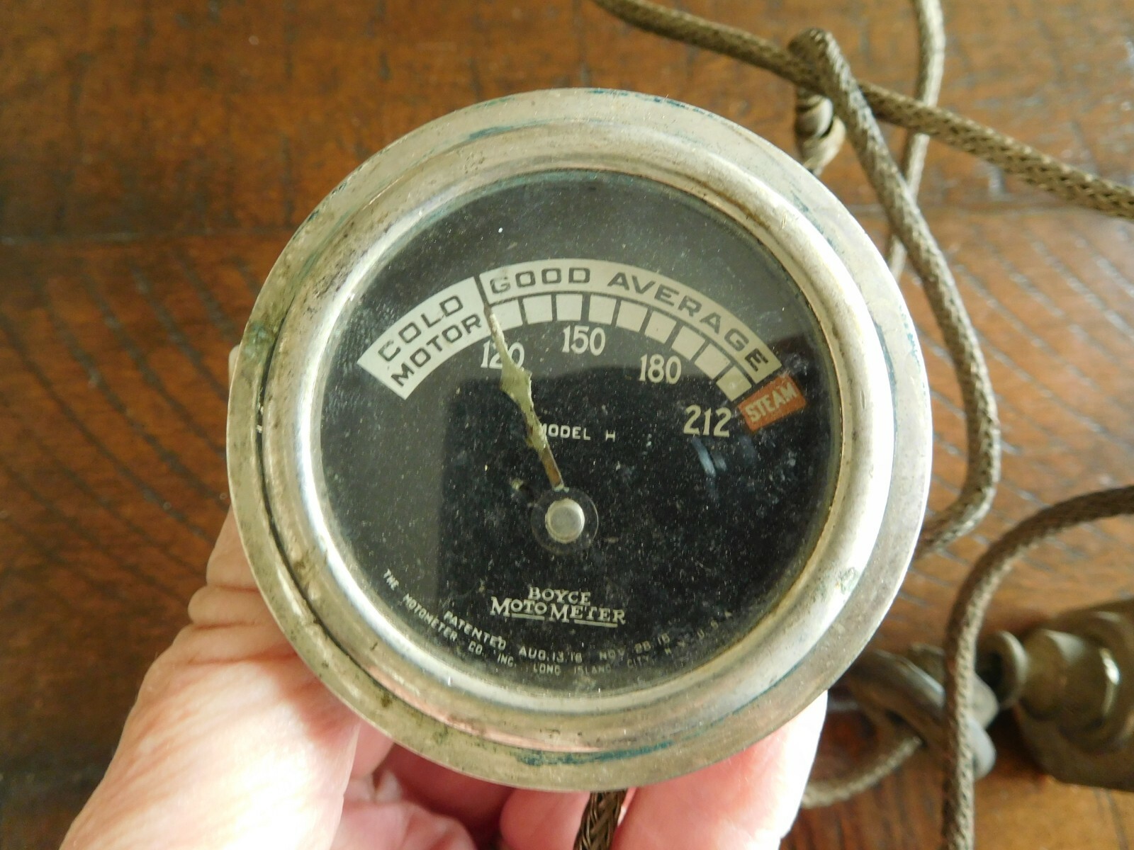 Boyce Motor Meter Temperature Gauge 1927 1928 1929 1930 31 32 Model H