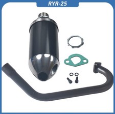 Exhaust Muffler Black For Predator 212cc 196cc Coleman CT200U Honda GX160 GX200