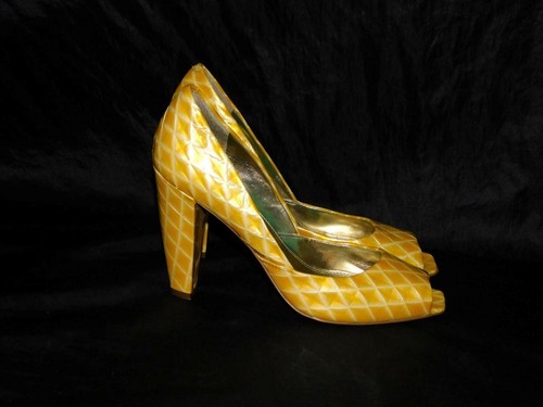 yellow diamond heels