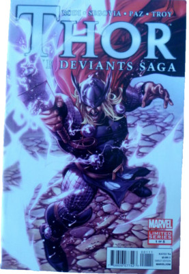 THOR : THE DEVIANTS SAGA  # 1  (of5).  JANUARY 2012. MARVEL COMICS
