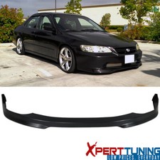 Fits 98-02 Honda Accord Sedan 4-door T-r Unpainted Front Bumper Lip Spoiler Pu