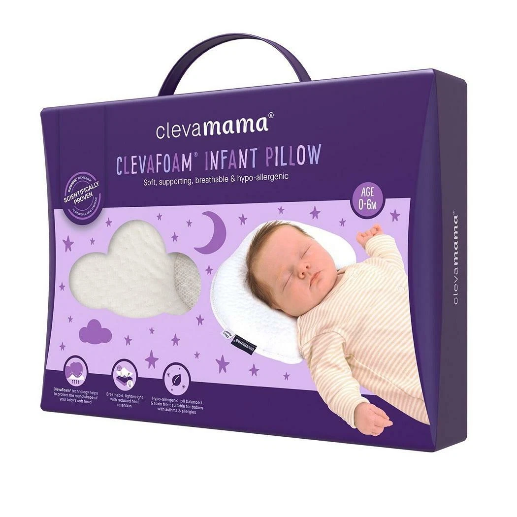 Oreiller pour Bébé ClevaMama - Blanc CLEVAMAMA