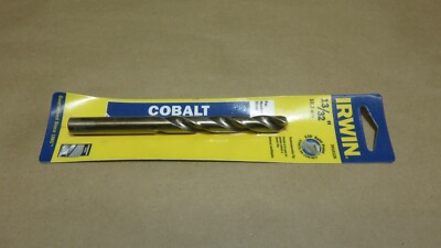 Irwin Cobalt 13/32'' Drill Bits 3016126 135* Split Point Start Lot of 1