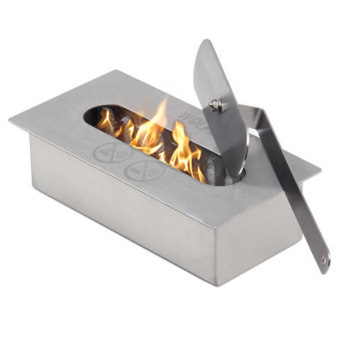 Ethanol Fireplace 1 5l Double Layer W Extinguish Tool Home Decor