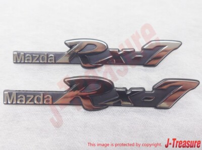 Gショップ MAZDA SAVANNA RX-7 SA22C 79-83 Genuine Fe/Side Name Emblem 8871-51