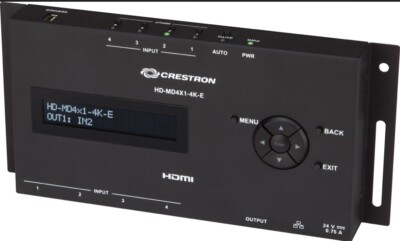 Crestron HD-MD4X1-4K-E 4x1 4k HDMI Switcher New In Box