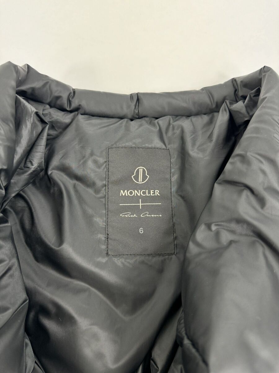 MONCLER X RICK OWENS RADIANCE PUFFER JACKET SIZE: 3 - L Fits MONCLER X RICK OWENS RADIANCE PUFFER JACKET SIZE: 3 - L Fits