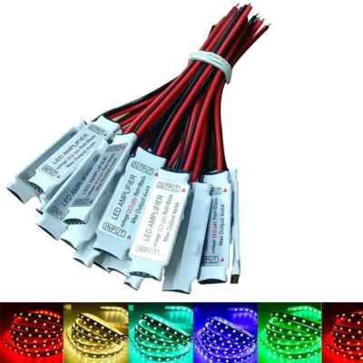 Mini RGB/RGBW/RGBCCT Led Amplifier Controller Common Anode 3CH/4CH/5CH Led Strip