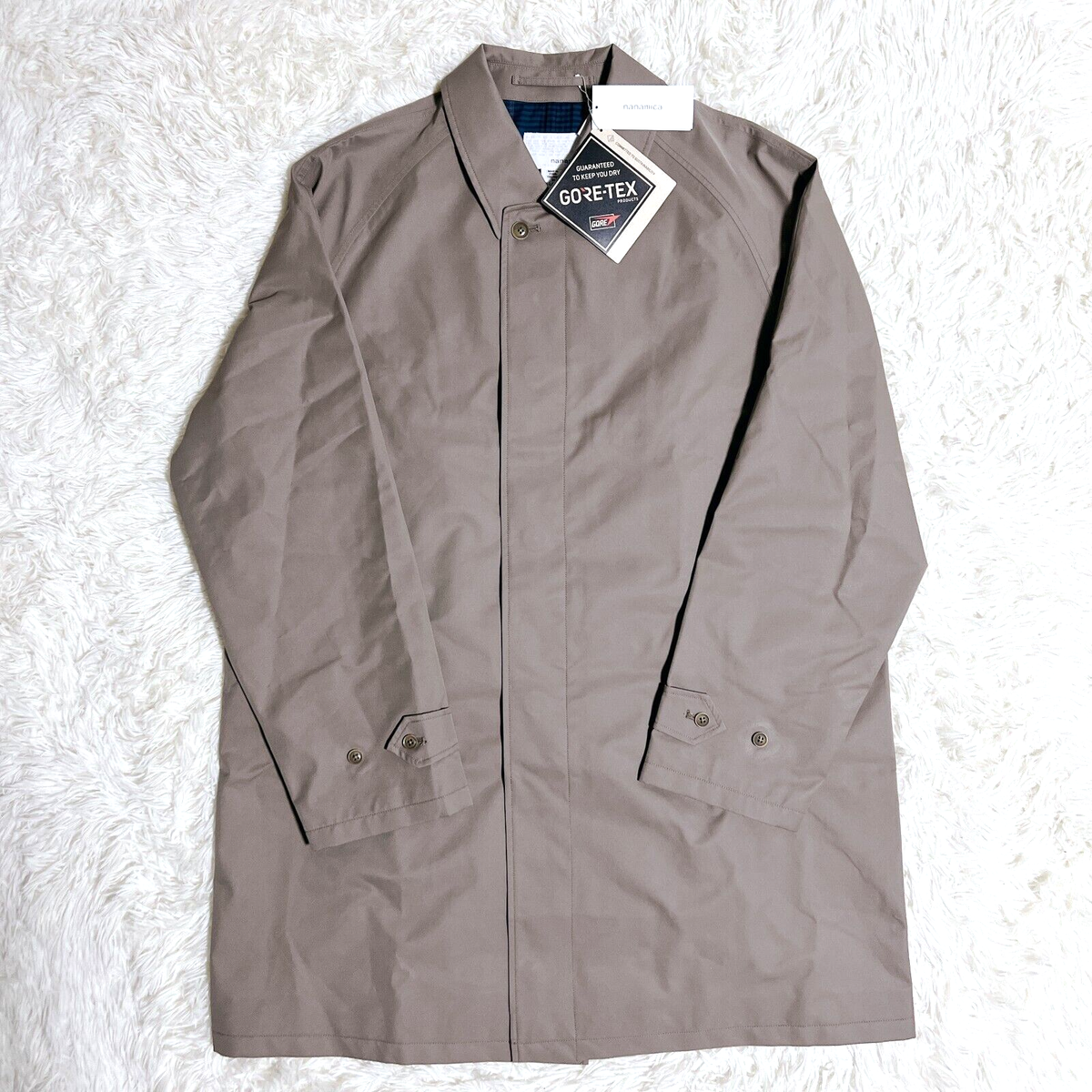 nanamica GORE-TEX Balmacaan Coat Men's Size XL Beige Plaid NEW | eBay nanamica GORE-TEX Balmacaan Coat Men's Size XL Beige Plaid NEW | eBay