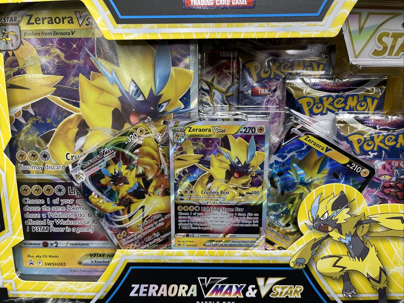 ⭐Spanish Pokemon Pack 6 Collectible card game boxes Deoxys Vmax &  Zeraora Vmax assorted - buy in the online store Familand