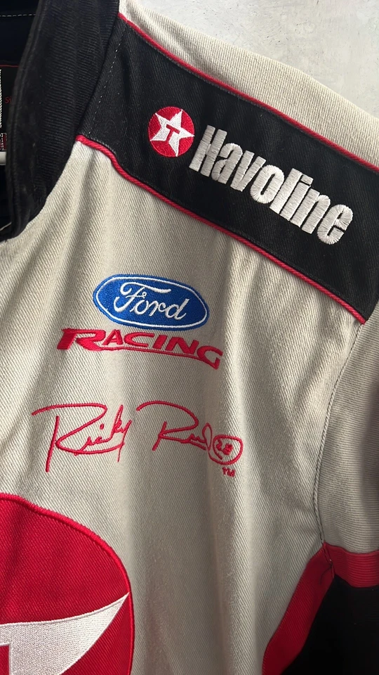 RARE Vintage JH Design Apparel Havoline Nascar 2000 Men's Cotton Jacket Size 2xl - Image 3 of 4