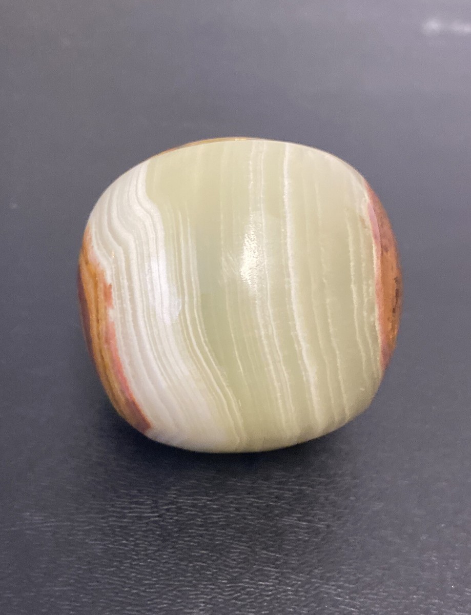 ⭐︎ quartz green onyx clock round Paperweight 2” | eBay