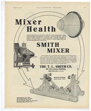 1910 T.L. Smith Co. Ad: Smith Mixer for Proper Alignment of Running Parts
