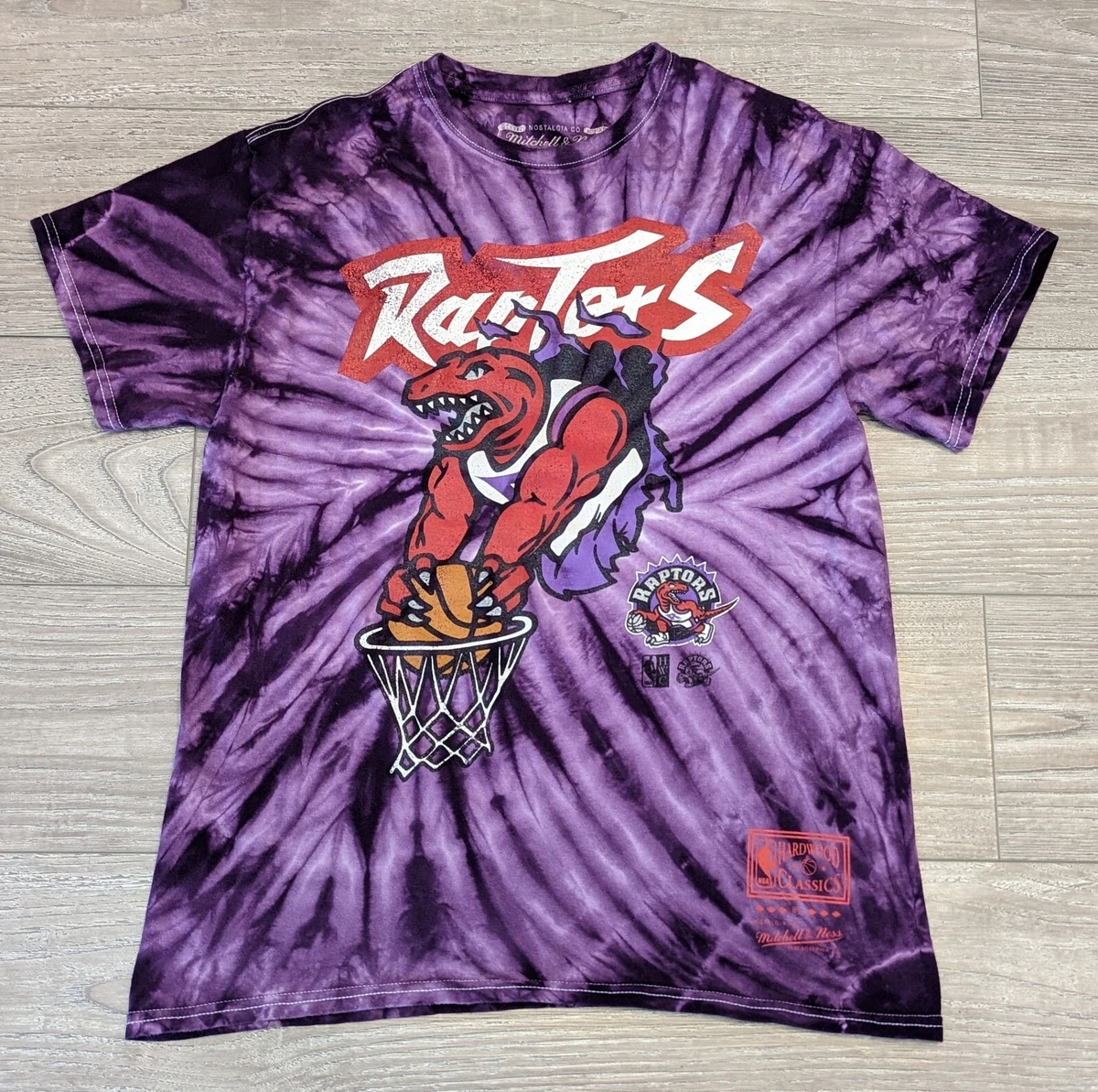 Toronto Raptors Mitchell Ness Adult Hardwood Classics Tie Dye