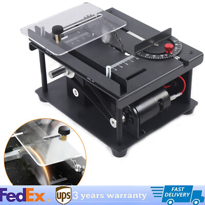 4.3'' Mini Electric Table Saw Hobby&Craft Power Tool Metal Wood Cutting Machine