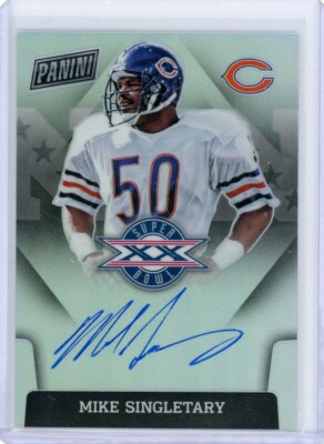バ*ル様 SPORTS HEROES 1/1NFL mike singletar 2021 Panini Football Super Bowl XX Prizm Autograph #SBXX-MS