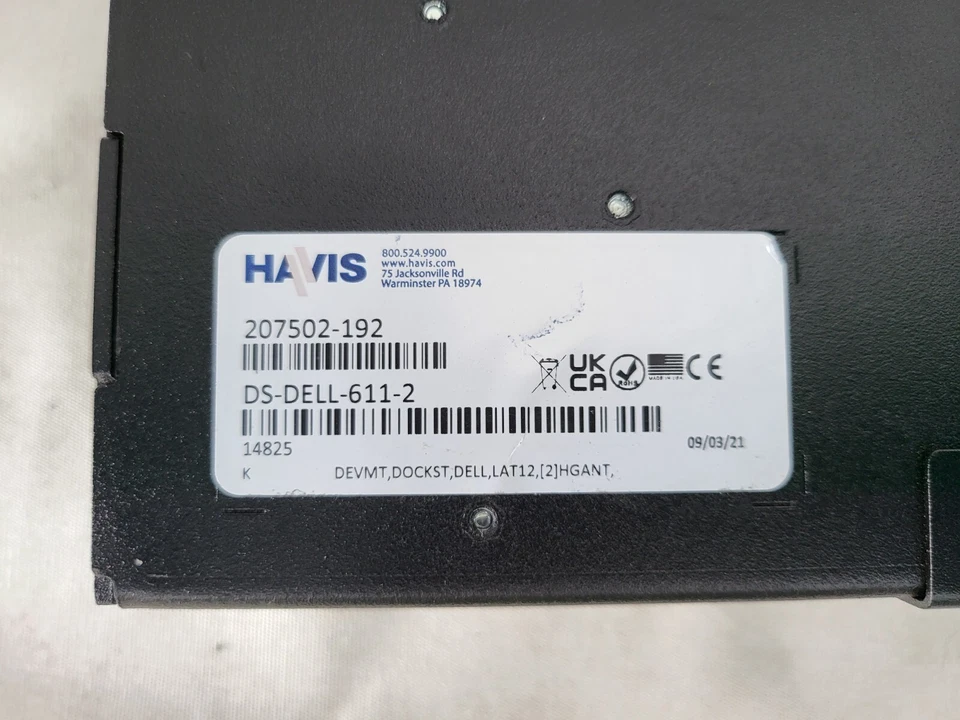 Estación de acoplamiento resistente para tableta Havis DS-DELL-611-2 Dell Latitude 12 montaje en base Foto 4 de 4