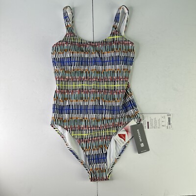 NWT Athleta Scoop Rib Bra-Sized One Piece SwimSuit Size XXS