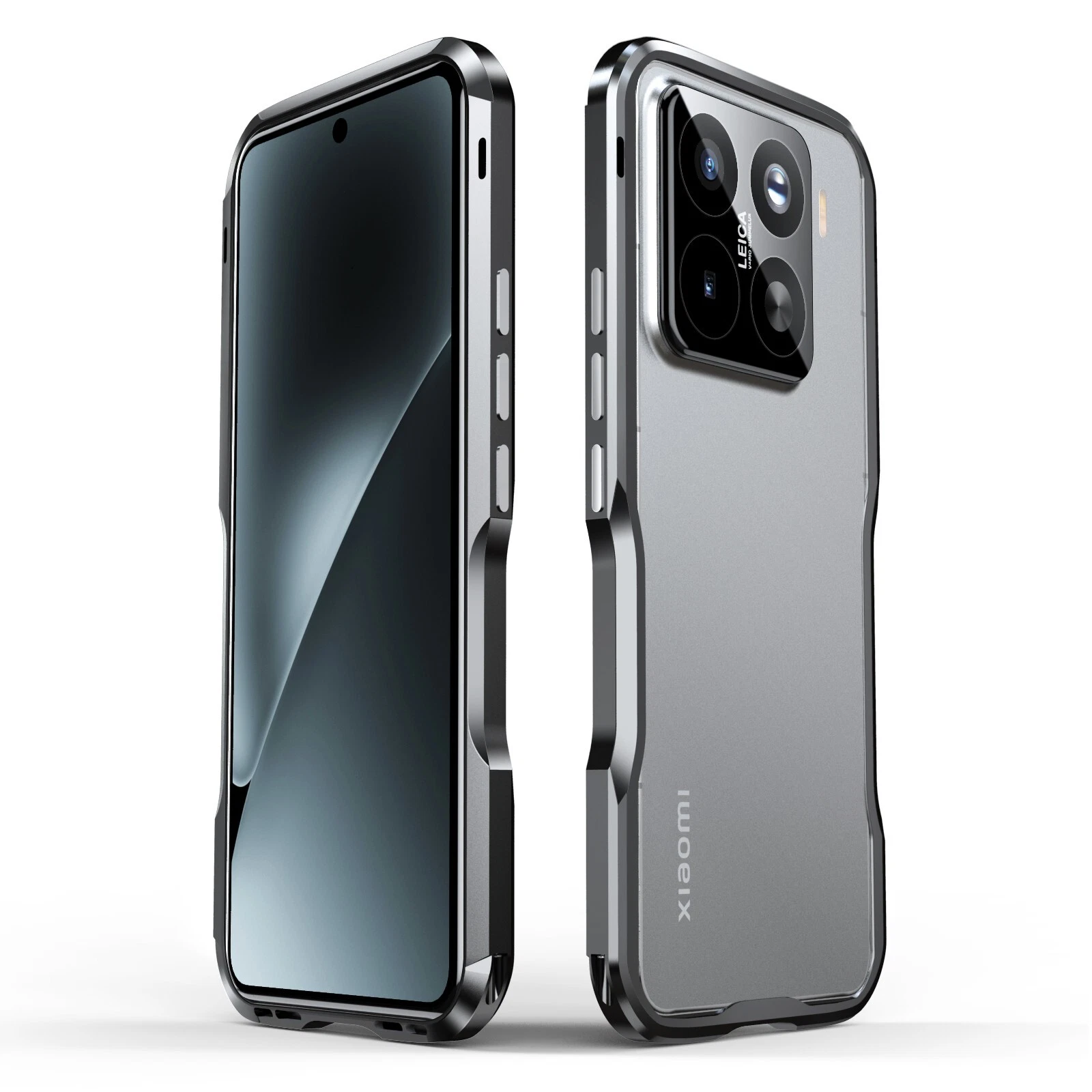 LUPHIE Armor Aluminum Metal Frame Bumper Shockproof Case For Xiaomi 15 Pro , 15 - 第 6 张/共 9 张