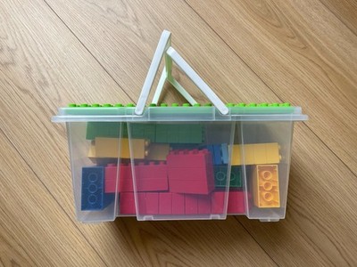 Unico Plus 8502-0000 Bausteine Box   kompatibel mit LEGO Duplo