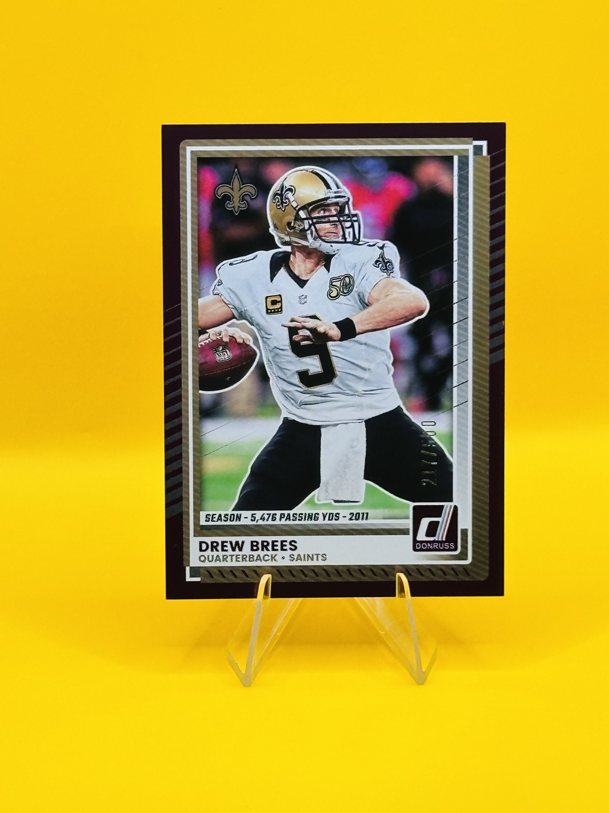 2025 Panini Donruss - Drew Brees #285 Season Stat Line /500