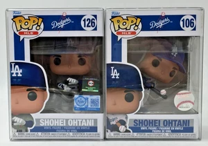 Funko POP! Dodgers Shohei Ohtani #126 Chalice EX Shohei Ohtani #106 Set of 2