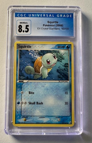 Squirtle graded CGC 8.5 for sale on eBay