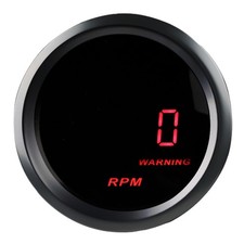 WATERWICH 2inch 52mm Car Tachometer Tacho Gauge 0-9999 RPM Gauge Meter Kit fo...