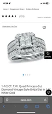 Beautiful 1  1/2CTW 14k Diamond Ring With Lifetime Diamond Commitment