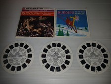 View Master - Rudolph Red Nose Reindeer TV Show- GAF Complete W Booket 3 Reels
