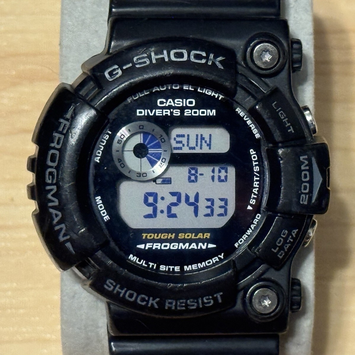 時計 G-SHOCK FROGMAN GW-200RB-1JF BLACK SPOTS Casio G-Shock GW-200RB-1 Black Spots Frogman GW200 Tough