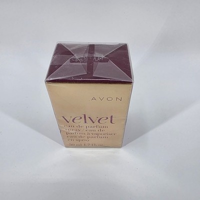 Avon Velvet Eau de Parfum 1.7 fl oz 50ml Spray New Sealed NIB Fig Rose Patchouli