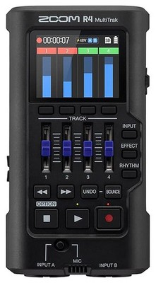 ZOOM R4 MultiTrak 4-Spur Handmixer Recorder