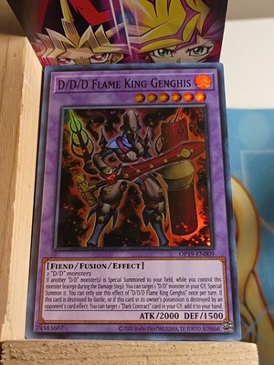 D/D/D Flame King Genghis OP19-EN009 OTS Tournament Pack 19 Unlimited