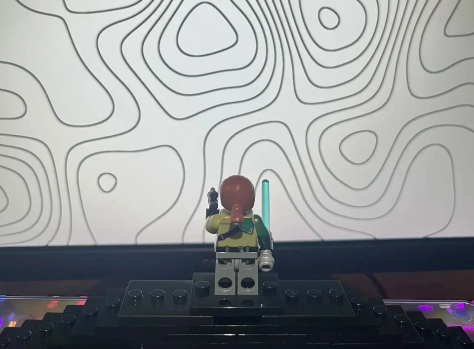 Minifigura Lego personalizada de Kanan Jarrus de Star Wars (75053). Leer descripción! Foto 2 de 4