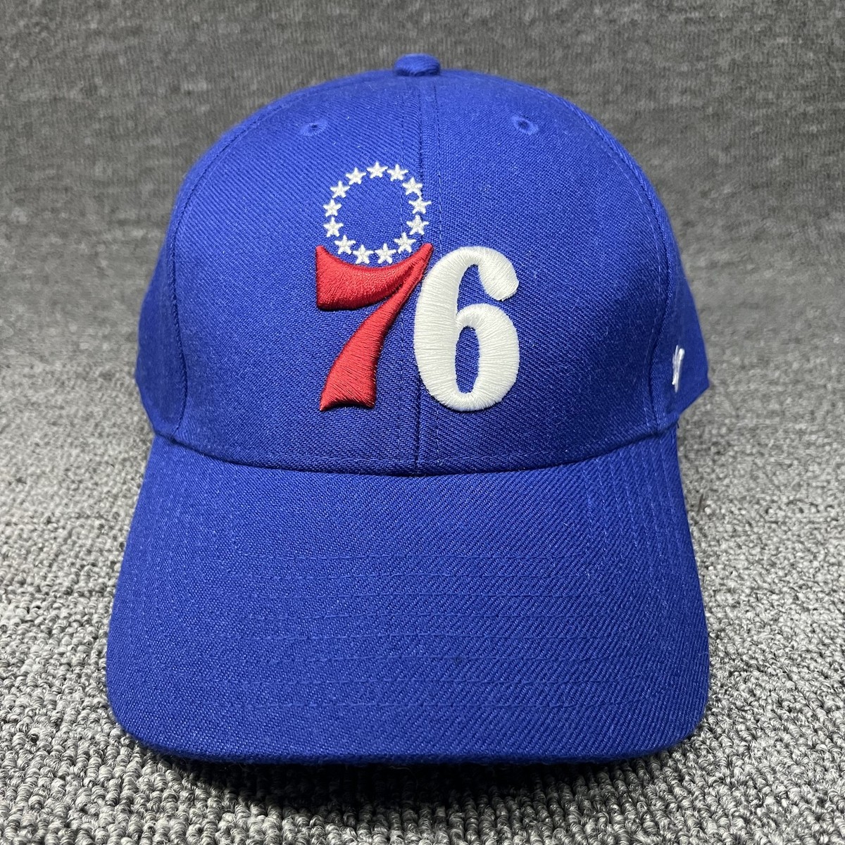 Philadelphia 76ers '47 MVP Brand Royal Blue Adjustable Strapback Hat PHILA