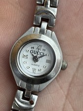 Vintage Gucci Women’s Silver Watch Needs Battery