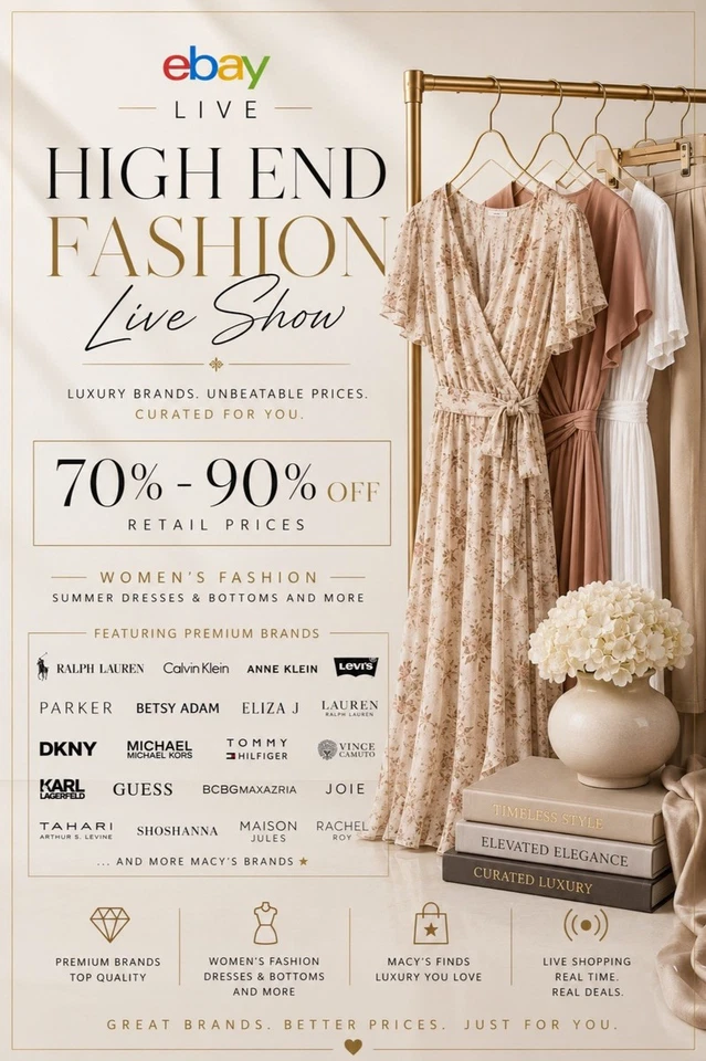 HIGH END FASHION SHOW PREMIUM MACY'S BRANDS DON'T MISS OUT