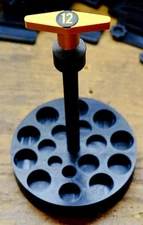 Spolar tool head change storage for Spolar Gold Reloader