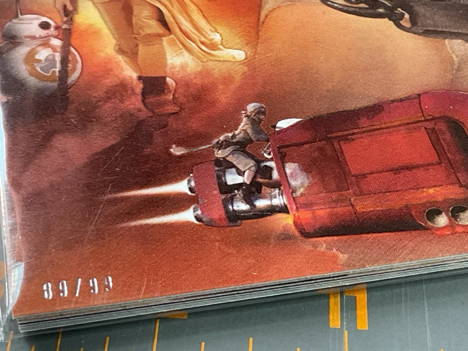 TOPPS / Star Wars The Force Awakens -OVERSIZED MONTAGE CARD SET sn. 89/99 (2015) - Image 2 of 4