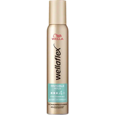 Wella Wellaflex Hair Mousse INVISIBLE HOLD Level #4-200ml FREE SHIPPING